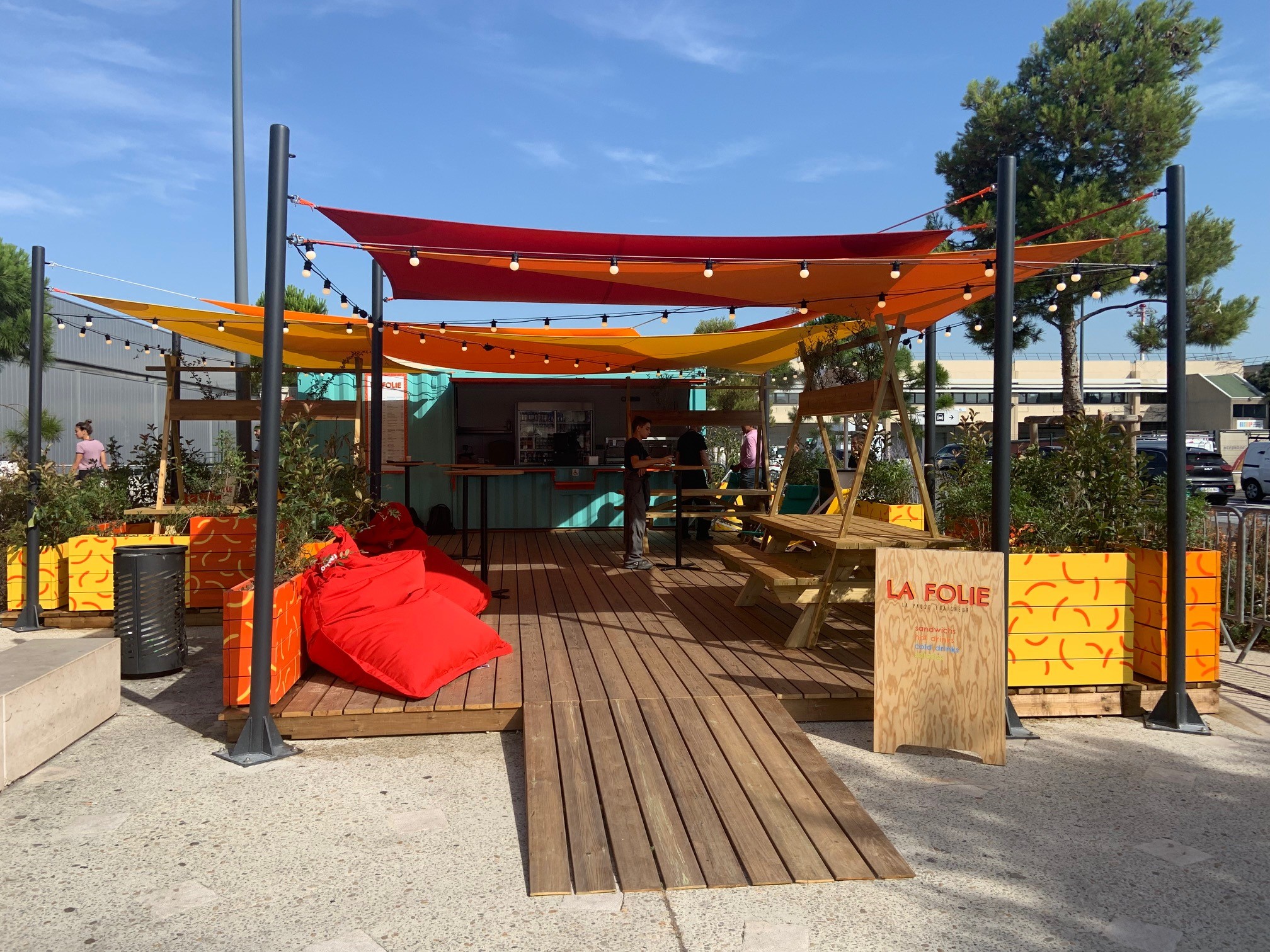 Kiosque restauration La Folie